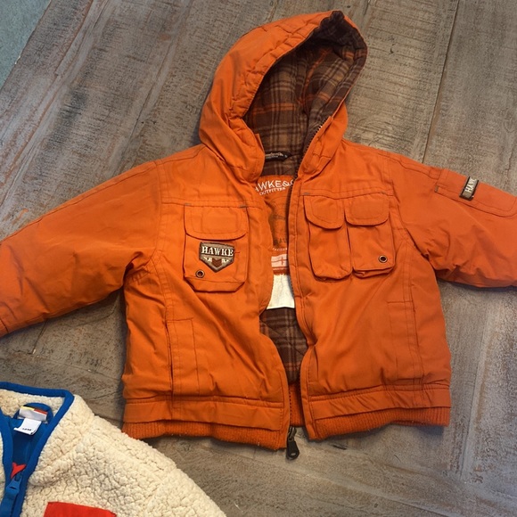 🧡💙Boys bundle sweater jacket Sherpa 💙🧡size 12-18 months - Picture 4 of 9